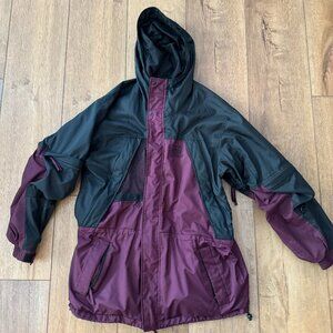 SUNBUSTER Men’s Hooded Snowboard, Ski, Active Gear Hooded Jacket Size Med. Mint